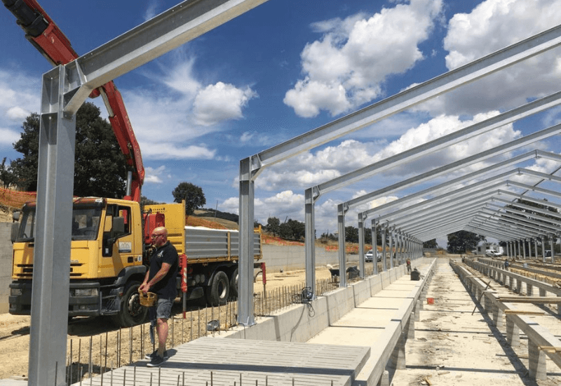 installazione capannone avicolo
